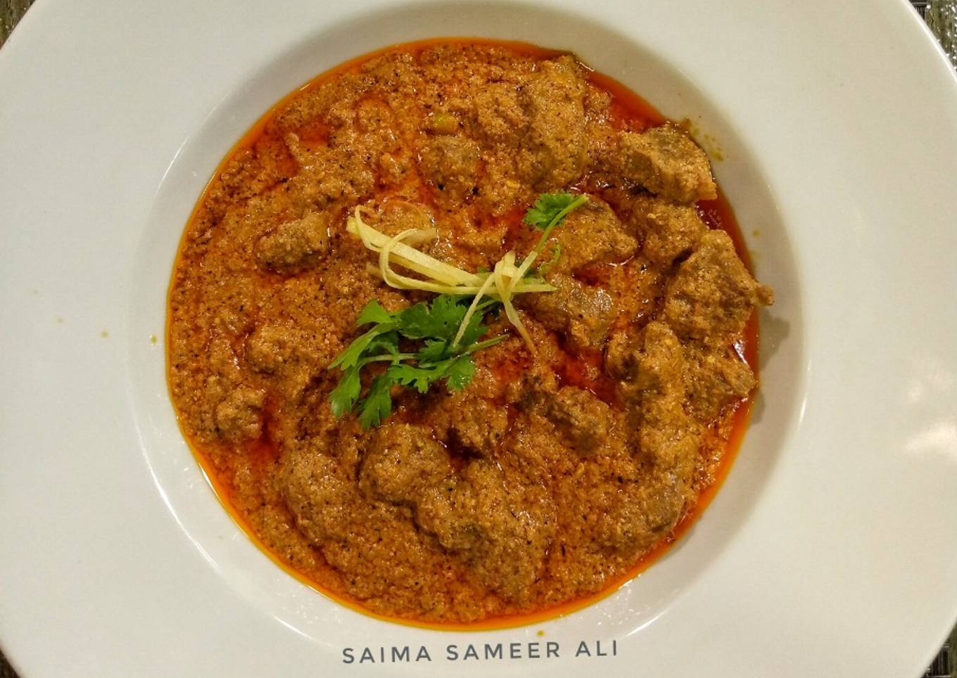 Beef tikka handi
