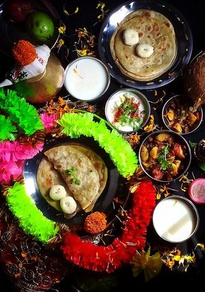 A picture of Aloo badam ki vratbali sabji.
