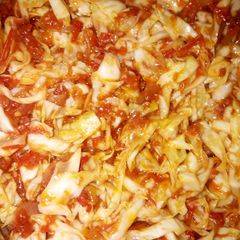 A picture of Cabbage sauce.