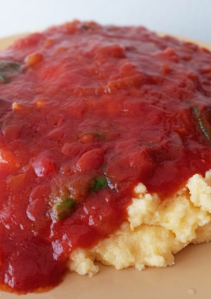 Una foto de Polenta con Fileto