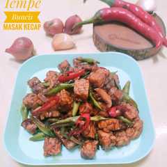 A picture of Tempe Buncis Masak Kecap.