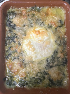 Una foto de 576. Huevos a la florentina (principal verdura)