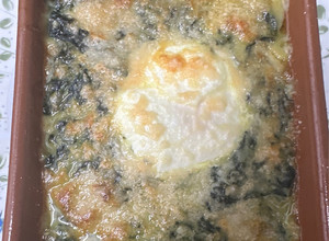Una foto de 576. Huevos a la florentina (principal verdura)