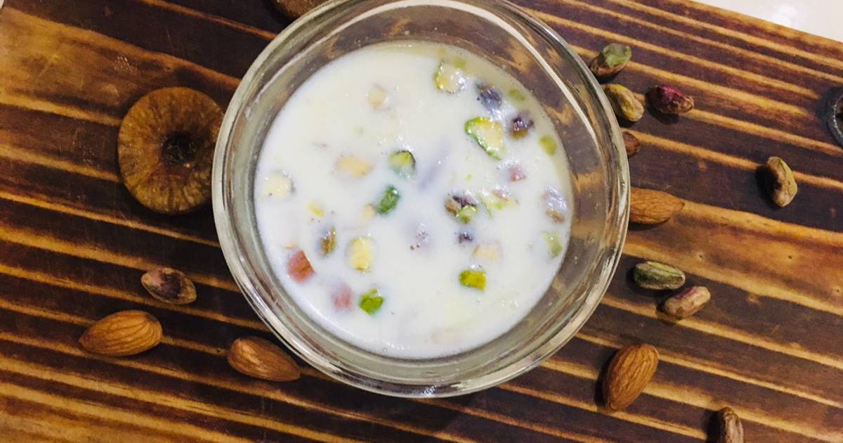 Dry fruits Basundi Recipe by HIMADRI H. Thaker Cookpad