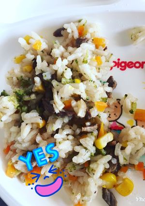 Foto resep Mpasi 1y+ daging sapi nasi tim
