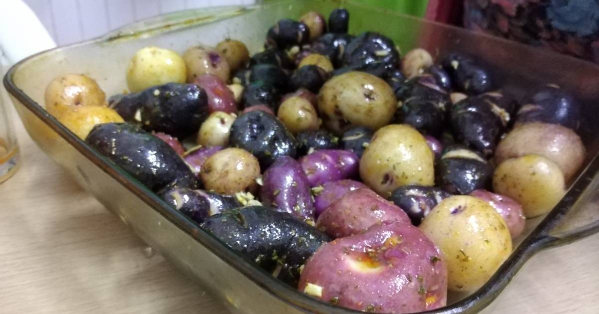 Mix de papas chilotas al horno Receta de Claudia Isabel Cookpad