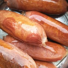 A picture of Fried smokies.