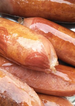 A picture of Fried smokies.