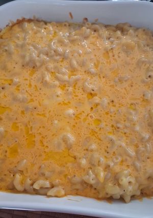 Una foto de Mac and Cheese al horno