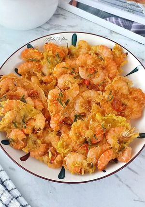 Foto resep Bakwan Udang Daun Jeruk
