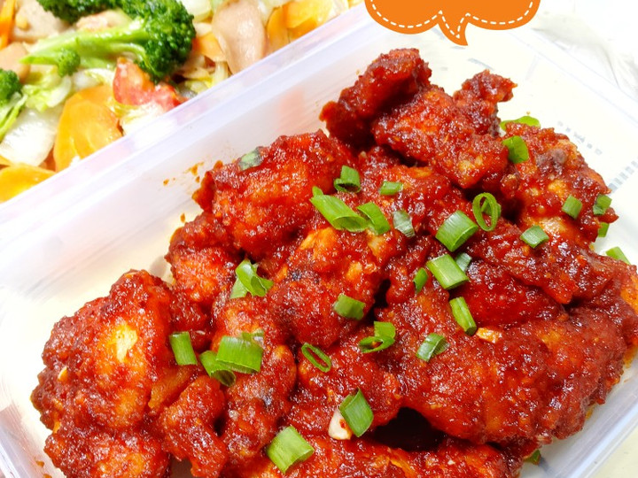 Standar Resep mudah membuat Korean Spicy Wings HOT yang sempurna