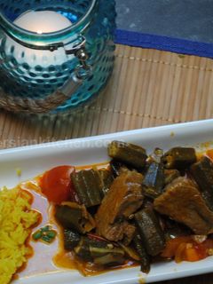 عکسی از دستور خورشت بامیه