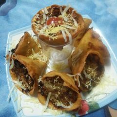 Dabeli cones A picture of Dabeli cones.