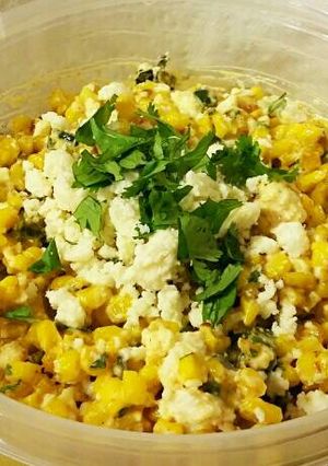 A picture of Mexican Street Corn Salad.