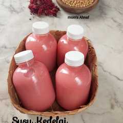Susu kedelai bunga rosella-レシピのメイン写真