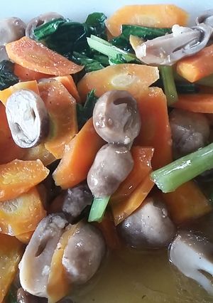 Foto resep Capcay jamur sitake