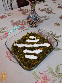 عکسی از دستور ⚘بورانی سبزی کوهی غازیاغی و شنگ⚘