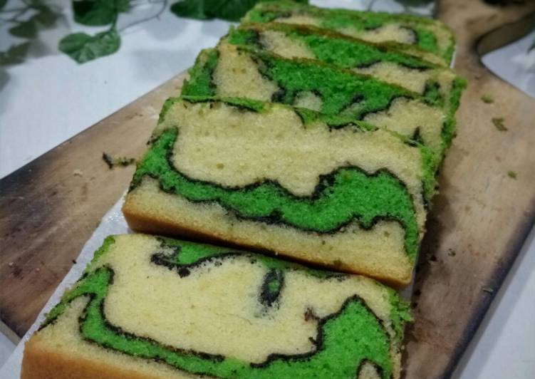Topo Map Cake (versi Butter Cake)