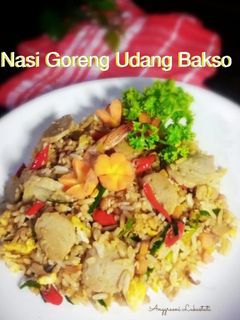 Foto resep Nasi Goreng Udang Bakso