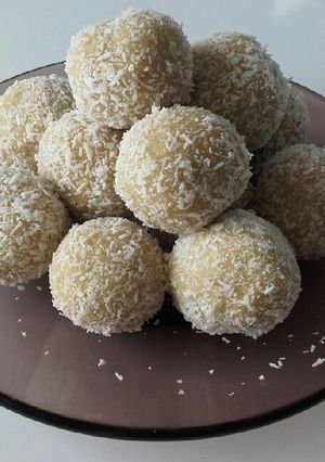 Mandulás mascarpone golyók recept fotója