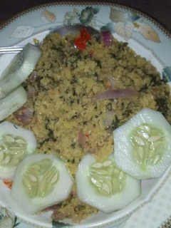 A picture of Dambu couscous.