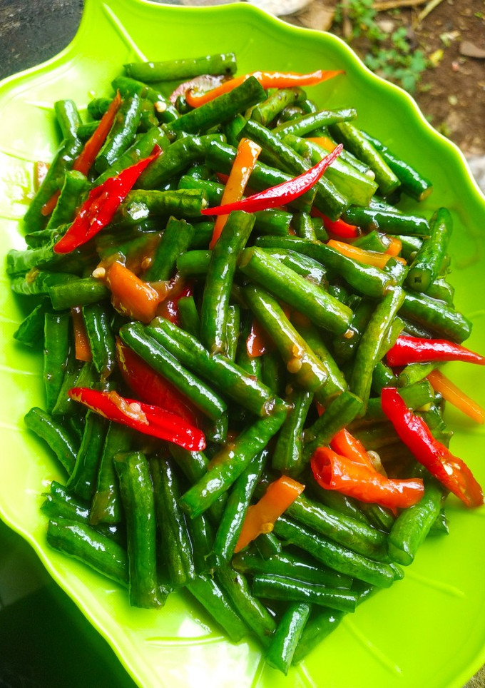 Foto resep Tumis kacang panjang saus tiram (Saori)