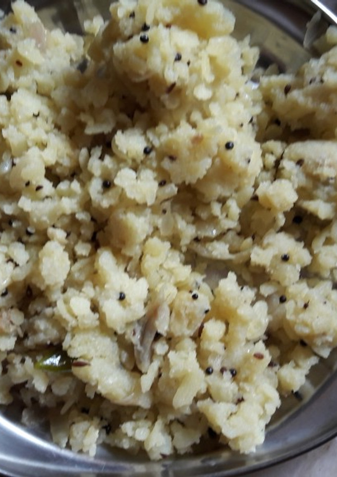 A picture of Kanda poha.