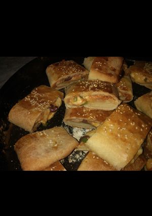 صورة لوصفة بيتزا ملفوفه