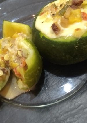 Una foto de Zapallitos rellenos