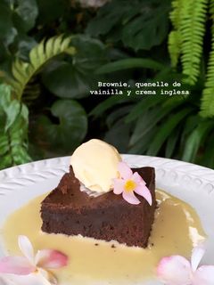 Una foto de Brownie tradicional