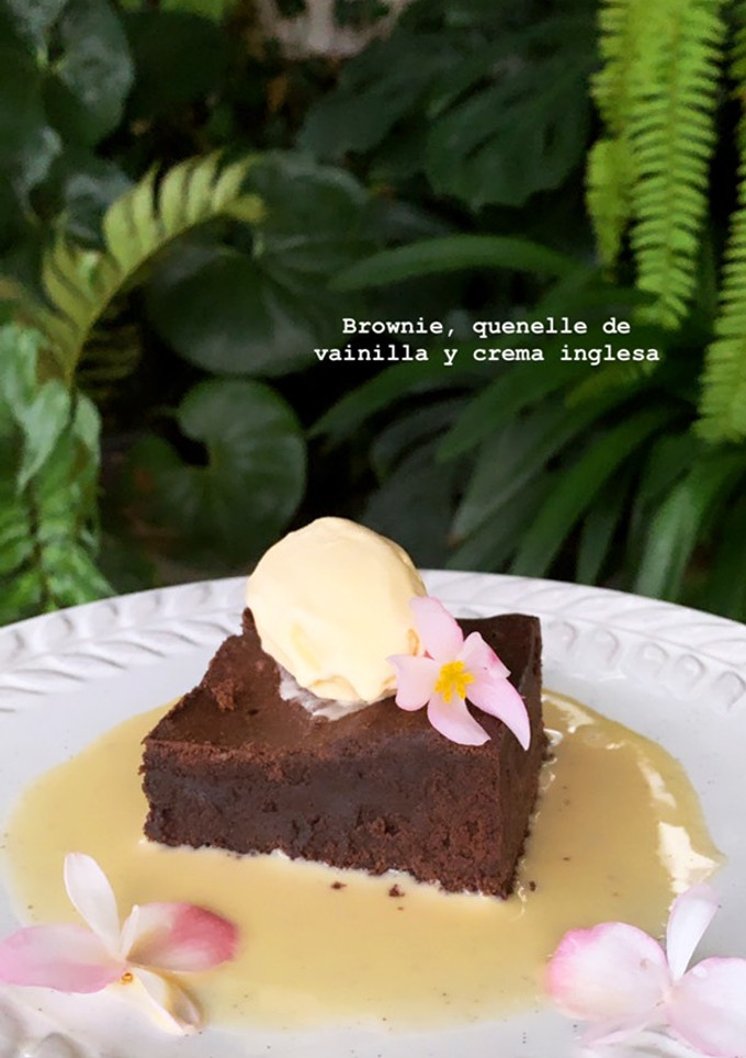 Una foto de Brownie tradicional