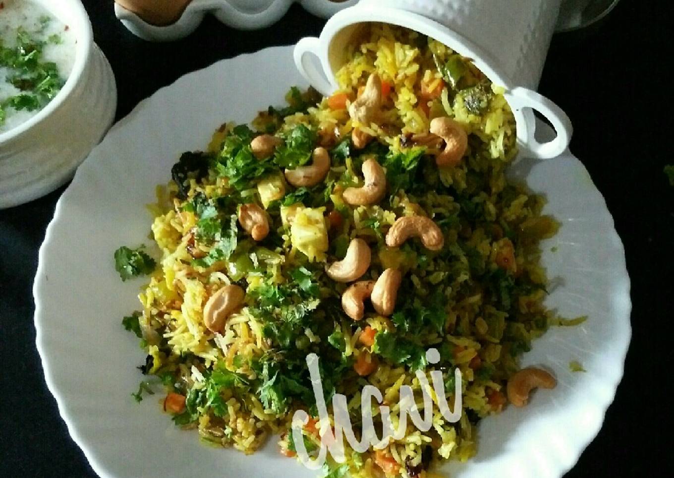 Veg dum biryani