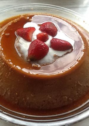 Una foto de Flan de chocolate (quesillo)