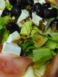 Una foto de Ensalada con vinagreta