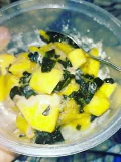 Foto resep MangoSorbet with Black grass jelly