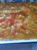 Sofrito de berenjena asada