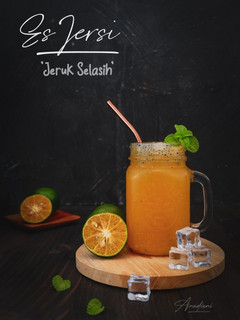 Foto resep Es Jersi (Jeruk Selasih) segerrr