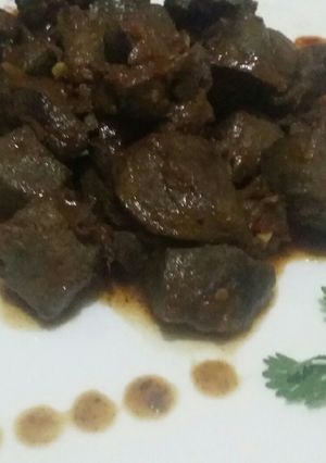 A picture of Beef liver.