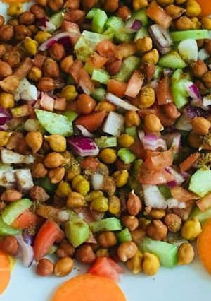 A picture of Kachumar salad.