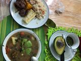 Sopa de frijoles rojos