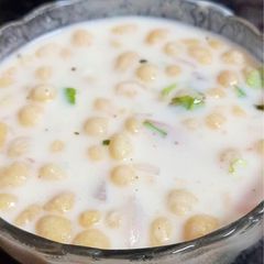 A picture of Boondi Raita.