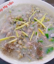 cháo thịt bò bằm