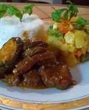 Lomo de cerdo en salsa de berenjena #NellySan
