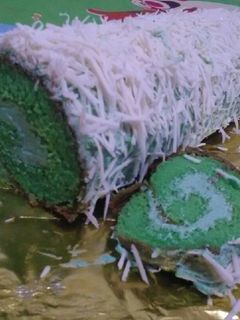 Foto resep Bolu Gulung Pandan Keju