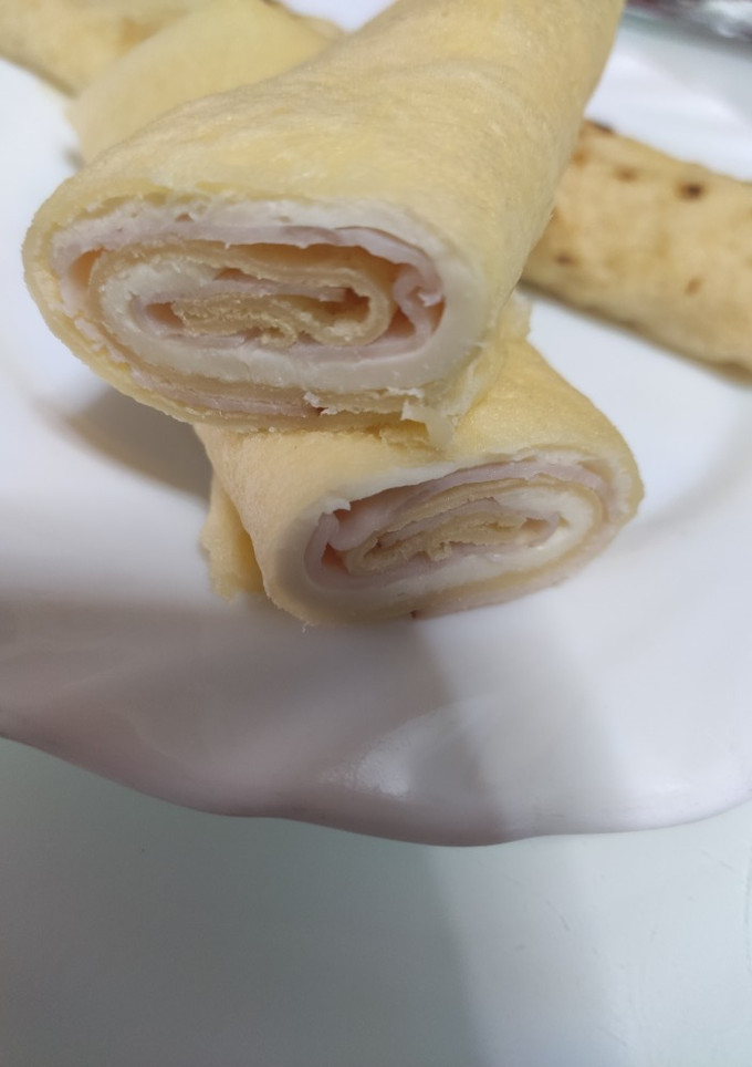 Una foto de Crep relleno sin gluten