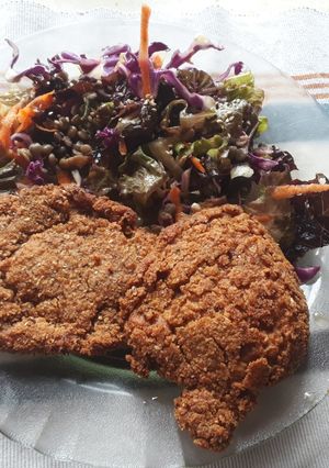 Una foto de Milanesas de Seitán (Veganas)