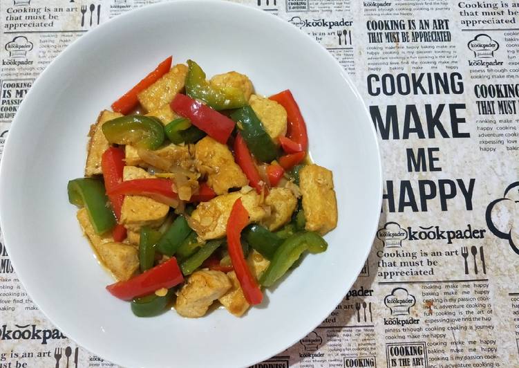 Resep Tumis Tahu Paprika oleh Verena Lita Cookpad