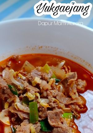 Foto resep Yukgaejang (sup daging pedas)