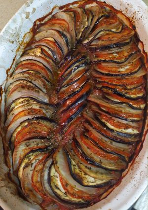 Una foto de Deliciosa Ratatouillle con patata!