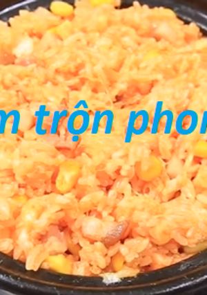 Hình của món Cơm phomai hàn quốc.